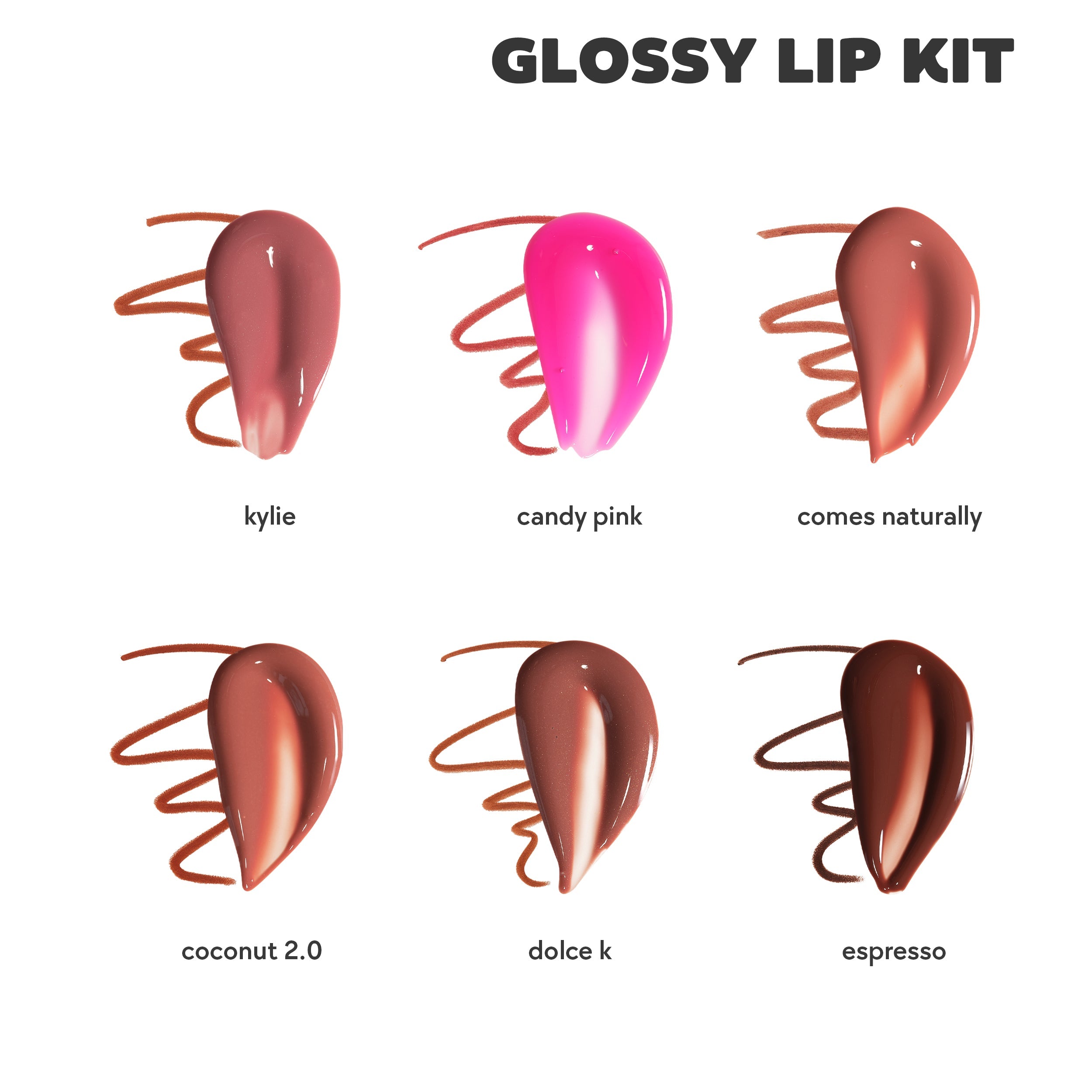 Glossy Lip Kit & Skin Tint Blurring Elixir Duo